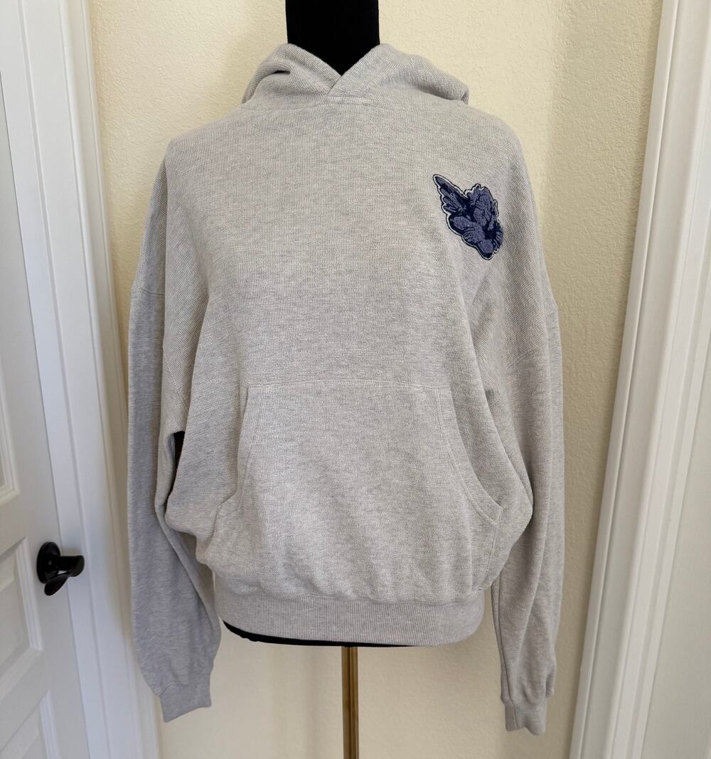 Boys Lie No Smoke V2 Boyfriend Hoodie Heather Ash Grey XS/S